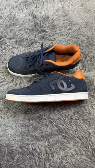 Zapatillas DC Shoes Skate Azul Marino/Naranja