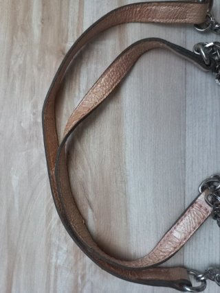 Bolso Bandolera Guess Beige y Rosa