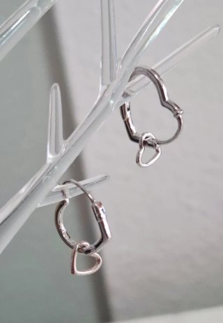 Pendientes Corazón Plata