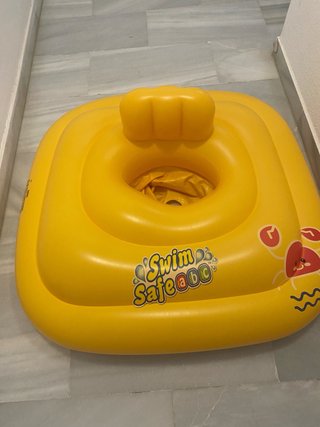 Flotador bebé Swim Safe amarillo