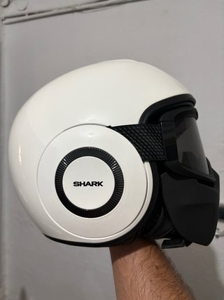 Casco Shark Street Drak Blanco Modular