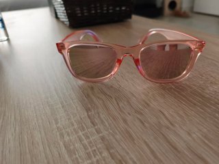 Gafas de sol rosas efecto espejo