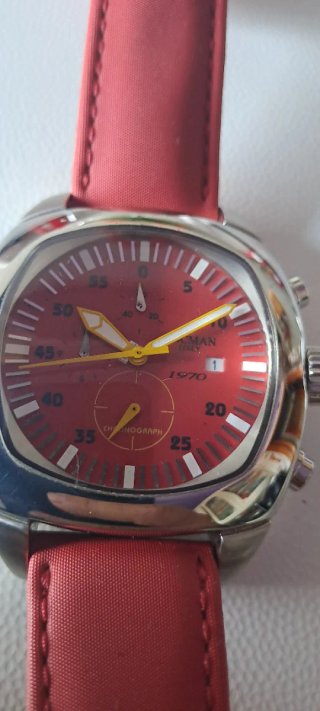 Orologio Locman Argento e Rosso new
