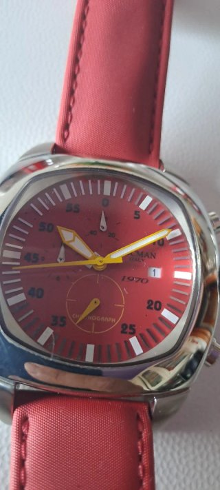 Orologio Locman Argento e Rosso new