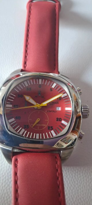 Orologio Locman Argento e Rosso new