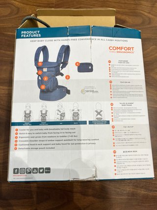 Ergobaby Omni 360 Mochila Portabebés Azul Marino