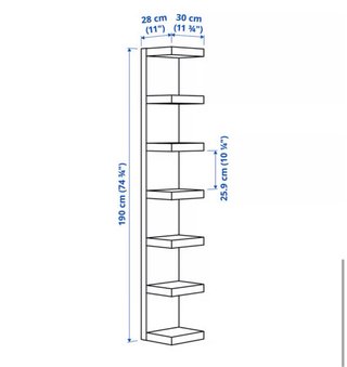 Estantería LACK Pared Madera Ikea