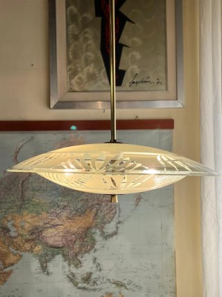 Lampada sospensione anni'50 Pietro Chiesa