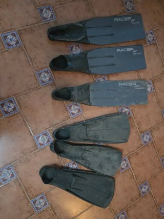 Aletas de buceo Racer