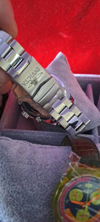 Orologio Pryngeps Chronograph Uomo Blu Oro