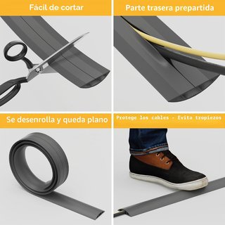 D-Line CC-2 Canaleta para Suelo Gris