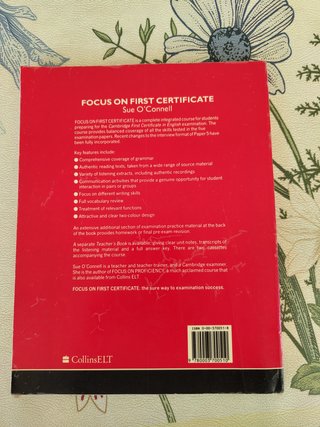 Libro Focus on First Certificate B2 Inglés