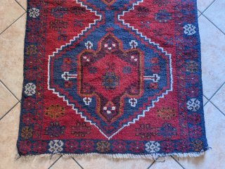 Tappeto vintage boho-etnico lana