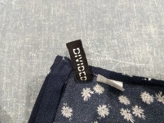 Vestido estampado floral azul