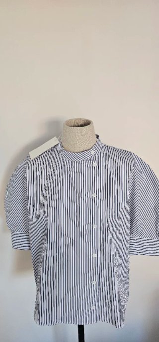 Camisa Zara Rayas Azul Blanco