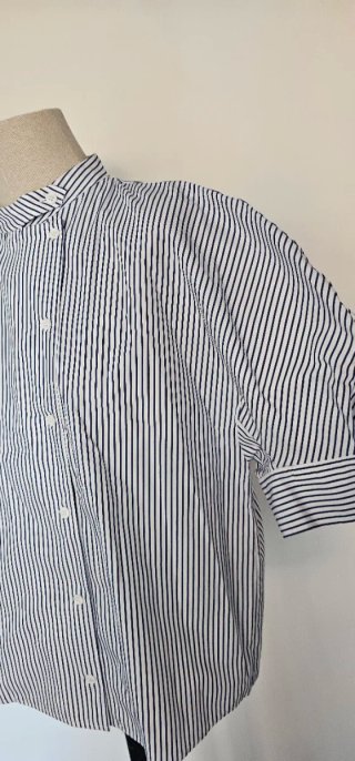 Camisa Zara Rayas Azul Blanco