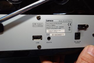 Radio Lenco SR-05 BT Negra Bluetooth USB