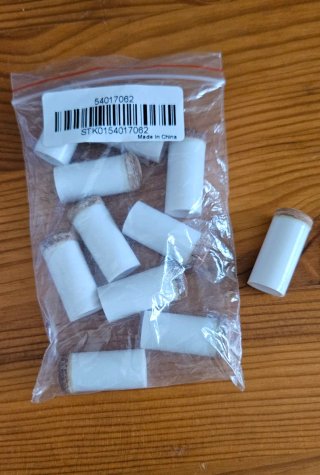 10 Puntas de Taco Billar 13mm