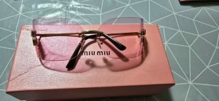 Gafas Miu Miu Rosas y Doradas