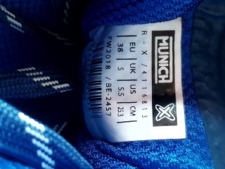 Zapatillas Munich Azul y Blanco