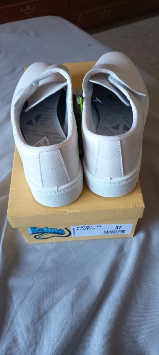 Zapatos de enfermería Kalma blancos talla 37