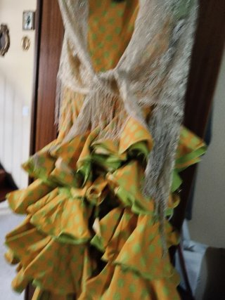 Traje de flamenca niña lunares
