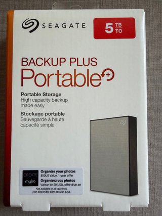 Disco Duro Externo Seagate 5 TB Portable