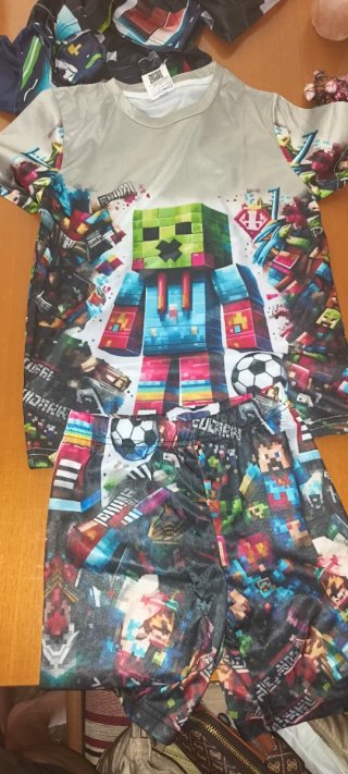 Conjunto Minecraft Talla 9
