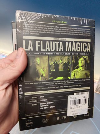 DVDs, 3 películas de INGMAR BERGMAN -El rostro + LA FLAUTA MÁGICA + En el umbral de la vida