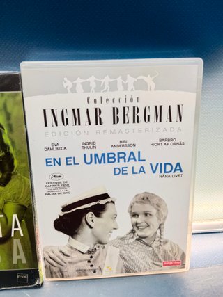 DVDs, 3 películas de INGMAR BERGMAN -El rostro + LA FLAUTA MÁGICA + En el umbral de la vida