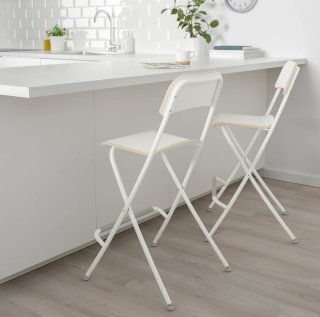 Taburete Alto Ikea Franklin Blanco