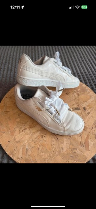 Zapatillas Puma Basket Heart Blancas