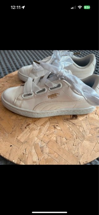 Zapatillas Puma Basket Heart Blancas