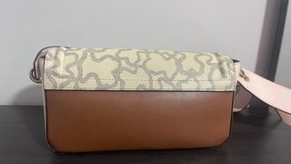 Bolso Tous Kaos bandolera beige/marrón