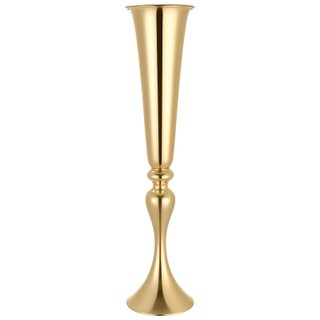 Set 12 Vasi Centrotavola Matrimonio Oro Alti 55cm