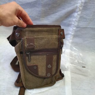 Bolso de pierna de lona