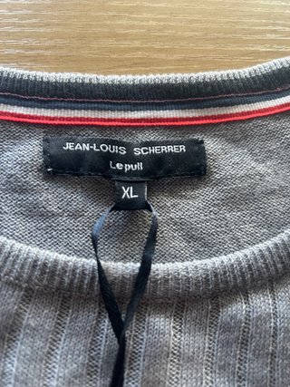Jersey Jean Louis Scherrer Gris Talla XL
