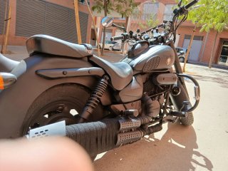Hyosung Aquila 250 Custom Negra