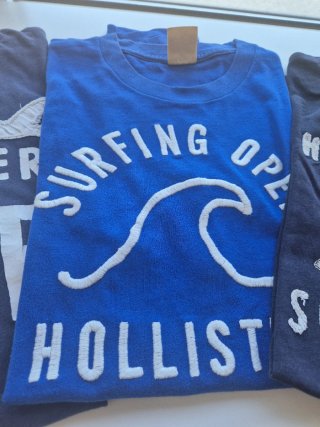 Lote 3 Camisetas Hollister