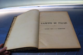 La Gazette du Palais. 1907. 1. Jurisprudence et législation. Libro Antiguo.
