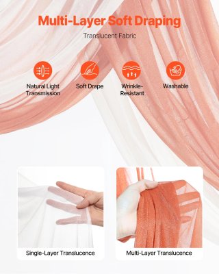 Kit Fiori Artificiali per Arco Nuziale con Tende