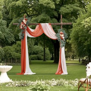 Kit Fiori Artificiali per Arco Nuziale con Tende