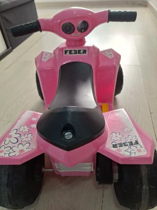 Moto Quad Feber Rosa Niña