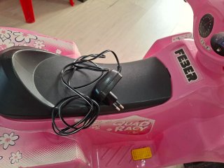Moto Quad Feber Rosa Niña