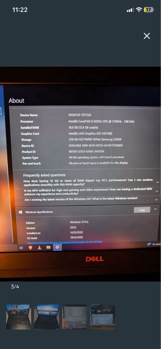 Dell Latitude 5490 Intel 5 16GB RAM