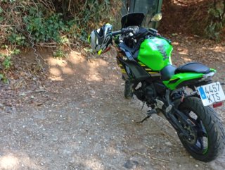 Kawasaki Ninja 650 Sportbike Negra y Verde