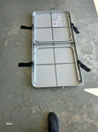 Mesa plegable camping 4 sillas