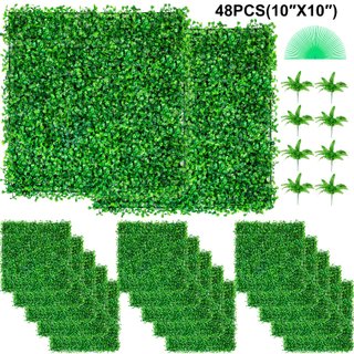 Pannello Siepe Bosso Artificiale 25x25 cm Verde