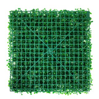 Pannello Siepe Bosso Artificiale 25x25 cm Verde