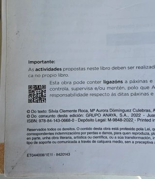 Bioloxía e xeoloxía, 1 ESO, Galicia, Operación ...